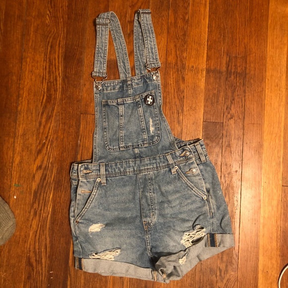 Denim Shorteralls - Picture 1 of 2